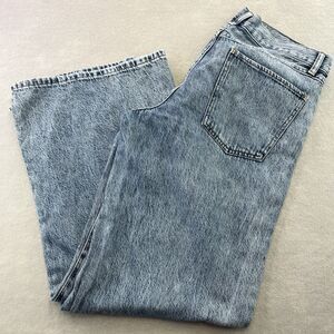 Rewash Womens Jeans SZ 9 Waist Baggy Wide Leg Acid Wash 29